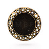 Adjustable Alloy & Iron Bezel Cup Ring Base with Rotatable Tray MAK-T012-05AB-2
