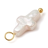 Natural Keshi Pearl Pendants PALLOY-JF02823-5