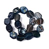 Dyed Natural Agate Beads Strands G-Q606-23E-02-2
