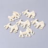 Resin Elephant Cabochons CRES-R098-49x76mm-08-2