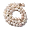 Natural White Moonstone Beads Strands G-I388-01-8mm-3