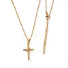 Vintage 306 Stainless Steel Cross Pendant Necklaces for Women Men DA5848-1-2