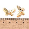 Brass Rhinestone Pendants KK-Z164-02G-3