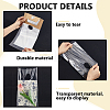 100Pcs Waterproof Plastic Newspaper Door Hanger Bags ABAG-WH0044-97-3