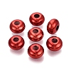 Independence Day UV Plating Opaque Acrylic European Beads PACR-T017-19M-M2-3