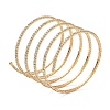 Iron Alloy Rhinestone Multilayer Bangles BJEW-B052-02LG-4