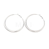 304 Stainless Steel Hoop Earrings EJEW-Z093-01P-01-4