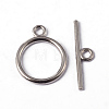   Tibetan Style Toggle Clasps TIBE-PH0001-01P-NR-WH-3