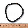 Natural/Synthetic Gemstone Stretch Bracelets Sets BJEW-JB03797-6