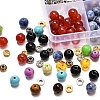 DIY Round Mixed Stone Beads Bracelet Making Kit DIY-YW0004-97-5