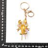 Alloy Enamel Keychains KEYC-I116-01G-02-3