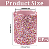 2Pcs Sequins Plastic Eyebrow Pencil Storage Holder AJEW-CL0005-54-2