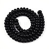 Opaque Spray Painted Glass Beads GLAA-ZX008-4mm-18F-2