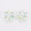 Transparent Acrylic Beads TACR-S154-45C-327-2