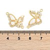 Brass Micro Pave Cubic Zirconia Pendants KK-U043-30G-01-3