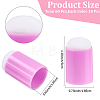 60Pcs 6 Colors Plastic Finger Sponge Daubers for Painting AJEW-CP0011-11-2