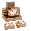 Foldable Paper Drawer Boxes with Clear Plastic Cover CON-WH0095-68B-01-1