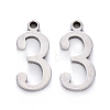 Tarnish Resistant 201 Stainless Steel Charms STAS-R108-03-1