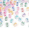 50Pcs Acrylic European Beads MACR-TADJ0001-13C-3