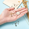 Brass Crimp Beads Covers KK-TA0007-81-6