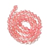 Cherry Quartz Glass Beads Strands G-K382-A05-01-3