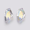 K9 Glass Rhinestone Pendants GLAA-K034-D01-1
