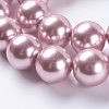 Eco-Friendly Dyed Glass Pearl Round Beads Strands HY-A002-14mm-RB109-3