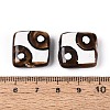 Handmade Porcelain Ceramic Beads PORC-T135-05B-3