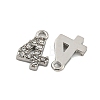 304 Stainless Steel Pendants STAS-L080-002P-04-2