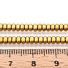 Electroplated Synthetic Non-magnetic Hematite Beads Strands G-T139-61B-4