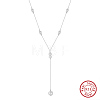 925 Sterling Silver Pendant Necklaces NJEW-L116-13P-1