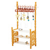 Random Color Plastic Doll Clothes Shoes Rack AJEW-WH0332-35A-1