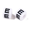 Large Hole Acrylic Letter European Beads SACR-Q103-6mm-01E-3