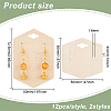 Wood Earring Display Card with Hanging Hole DIY-WH0320-20E-2