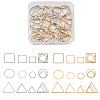 Craftdady 72Pcs 18 Style 304 Stainless Steel Linking Ring STAS-CD0001-21-2