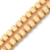 Electroplated Synthetic Non-Magnetic Hematite Beads Strands G-H020-I01-03-1