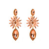 Sparkling Geometric Earrings with Alloy and Colorful Rhinestones for Women's Party Look ST6229480-1