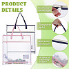 7Pcs 7 Styles PVC Double Layer Storage Tote Bags ABAG-DL0001-02-3