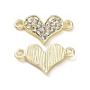 Alloy Crystal Rhinestone Connector Charms PALLOY-D011-02LG-2