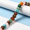 Natural & Synthetic Mixed Gemstone Beads Strands G-K335-02B-4