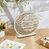 5-Tier Tabletop Wooden Earring Organizer Display Stands EDIS-SP0001-06-4