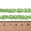 Imitation Jade Glass Beads Strands GLAA-Q118-01A-A01-4