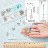 DIY Christmas Snowflake Earring Making Kit DIY-SC0022-76-3
