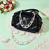 2Pcs ABS Plastic & Acrylic Bag Extender Chains HJEW-OC00400-4