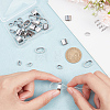 40Pcs 4 Styles 201 Stainless Steel Slide Charms/Slider Beads STAS-BC0003-65-4