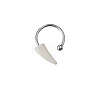 Acrylic Tusk 316L Surgical Stainless Steel Horseshoe Barbell Lip Rings FS-WG3DDAE-03-1
