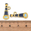 Ocean Alloy Enamel Pendants ENAM-B041-01G-2