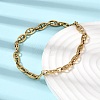 304 Stainless Steel Mariner Link Chains Bracelet & Necklace Jewelry Sets LS-SJEW-L199-16G-3