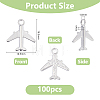 100Pcs Alloy Pendants FIND-DC0007-96S-2