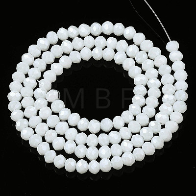 Electroplate Glass Beads Strands EGLA-A034-P3mm-A02-1